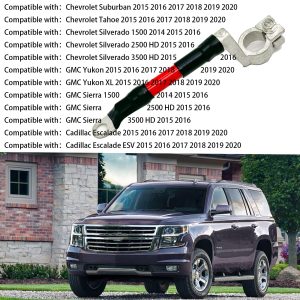 84494554 Positive Battery Cable Fit for GM,Compatible with 2015-2020 Chevrolet Suburban Tahoe Silverado 1500 2500 HD 3500 HD, Fit for GMC Yukon XL Sierra 1500 2500 HD 3500 HD, Cadillac Escalade ESV.
