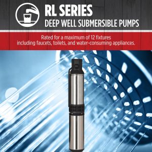 Red Lion RL12G07-2W2V 4-inch Submersible Deep Well Pump, 3/4 HP, 12 GPM 2-Wire, 230 Volts, Steel, 14942403