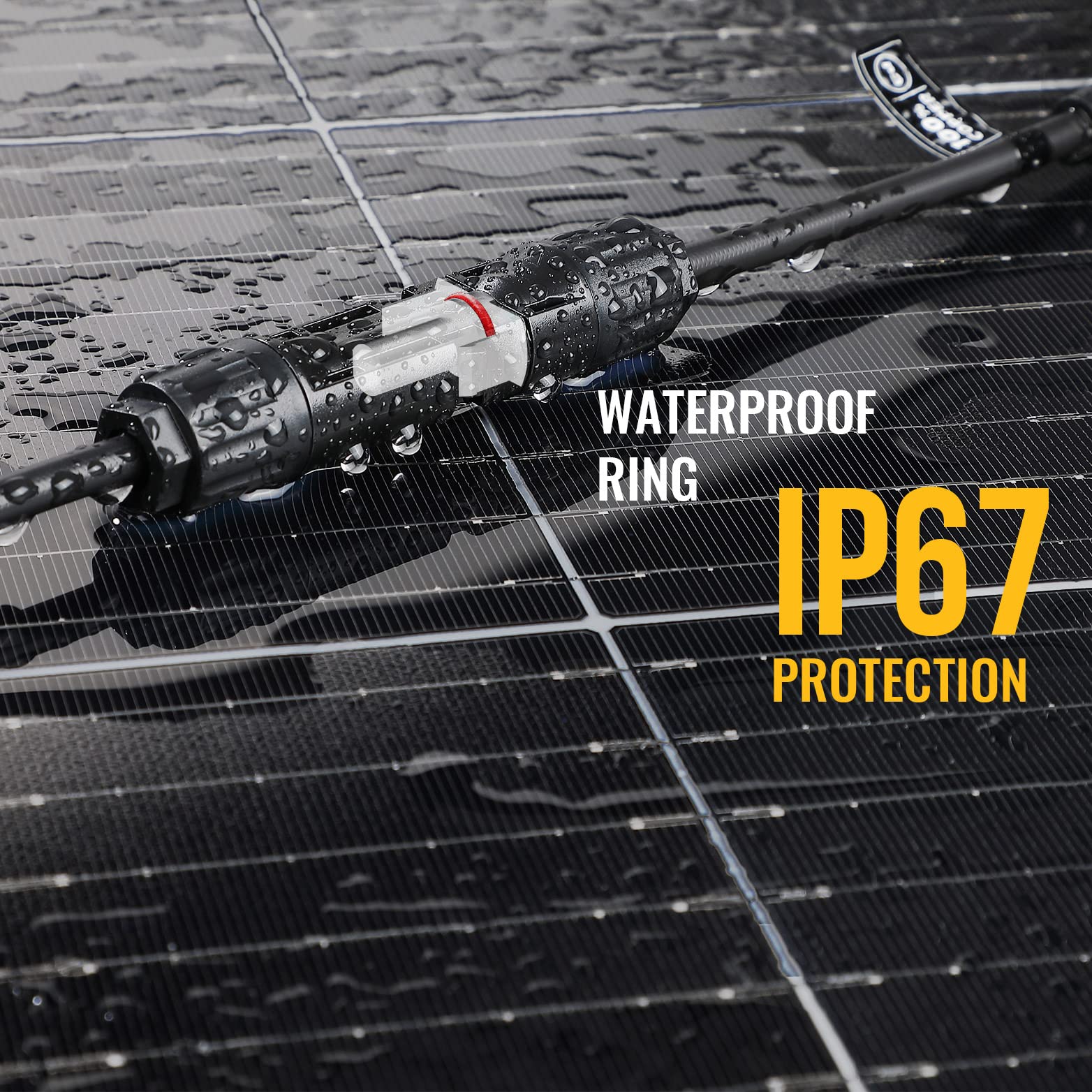 BougeRV Solar Y Branch Connectors Extra Long Solar Panel Parallel Connectors 1 to 4 Solar Cable Wire Plug Tool Kit (M/FFFF and F/MMMM) - Image 4