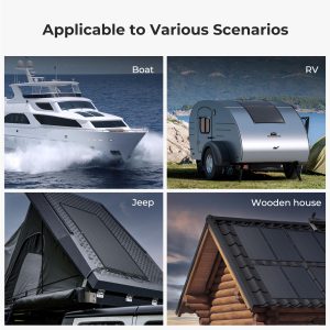 BougeRV Flexible Solar Panel Waterproof Butyl Rubber Tape, for Yuma CIGS Thin-Film Flexible Solar Panel, 3.98''Width x 32.8 Feet Length