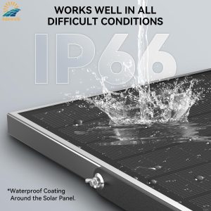 Adewalk Outdoor Solar Lights with 150 Large LEDs Beads 7000K, Motion Sensor Solar Flood Lights Dusk to Dawn Lighting with 16ft Cable IP65 Waterproof, Outside Security Flood Light for Yard Porch Barn