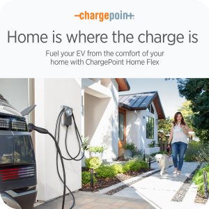 ChargePoint HomeFlex Level 2 EV Charger J1772, NEMA 14-50 Plug for Electric Car - Fast Smart Battery Power Charging at Home for Electric Automobile Vehicles
