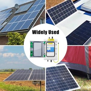 40A DC Solar Disconnect Switch – IP65 PV Circuit Breaker Box, 500V PV Disconnect Switch with Surge Protector & Solar Panel Connectors (Plug-and-Play)