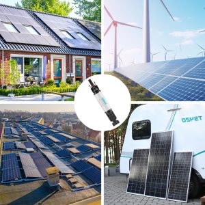 KNMIPJD Solar Fuse Holder 20Amp 1000V Solar Panel Fuse 2PCS 20A mc4 Fuse IP67 Fuse Holder Suitable for Solar Energy Systems and Solar Panels(20A 2PCS)