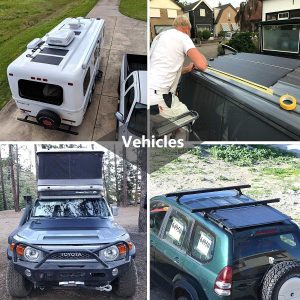 Lensunsolar 20W 12V ETFE Black Flexible Solar Panel, 18.5x12in, Ultrathin Ultra Lightweight, PERC Mono High Efficiency Solar Cells, for Campers, RVs, Boats,Camping, Tent