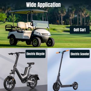 12A Boost MPPT Solar Charge Controller Solar Panel Regulator for24V/36V/48V/60V/72V Lead-Acid, LiFePO4, Gel, Flooded Batteries etc in Golf Cart,eBike,Club Car, Scooterand Solar System