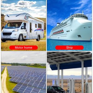 2 PCS MRBF Terminal Fuses Block Kit Suitable for Boats RVs Solar Systems for Inverters Charging Piles Trolling Motors, IP66 Waterproof Fuse, 250Amp 58VDC Max