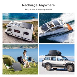 Callsun 50 Watt Solar Panel 12V, N-Type 16BB 50W Solar Panel,25% High Efficiency Monocrystalline PV Modules,Ideal for RV, Van, Trailer, Camper, Marine, Rooftop,Off-Grid (50w Single Panel)