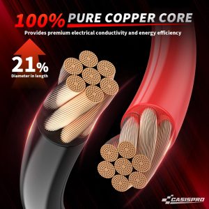 Golf Cart Battery Cables for EZGO TXT 1994-UP 36&48V, 7 PCS 4 Gauge EZGO Battery Cables Wiring Kit, Golf Cart Pure Copper AC/DC Wire Kit