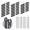 BougeRV 44 PCS Solar Connectors Solar Panel Cable Connector Kit with Spanners - IP68 Waterproof 22 Pairs Male/Female (8AWG)