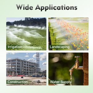 Solar Water Pump Deep Well, DC 24V 370W Stainless Steel Screw Pump 213ft Lift 2850 RPM Flow Deep Well Submersible Solar Water Pump Farm Ranch Irrigation Pump Kit