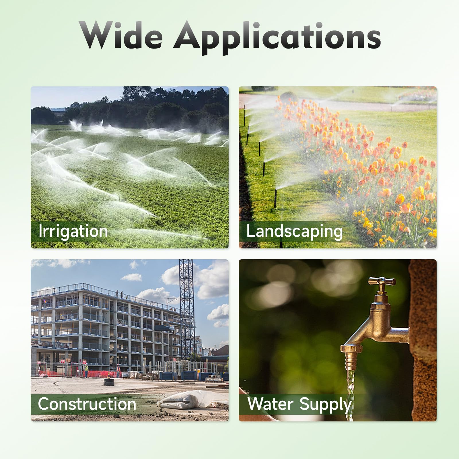 Solar Water Pump Deep Well, DC 24V 370W Stainless Steel Screw Pump 213ft Lift 2850 RPM Flow Deep Well Submersible Solar Water Pump Farm Ranch Irrigation Pump Kit - Image 3