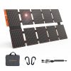 FlexSolar 100W Portable Solar Panels Chargers with PD3.0 USB-C,QC3.0 USB-A and DC Outputs Foldable IP67 Waterproof Power Emergency Camping for Small Power Station Generator,Phones, Power Banks