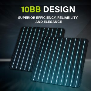Newpowa 10BB 35W 12V Solar Panel High-Efficiency Monocrystalline PV Module Designed for Off Grid System, Charge Your Battery of RV, Boat, Camper, Trailer, Gate Opener