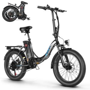 Vivi MT20UL Foldable Electric Bike 20" x3.0 Fat Tire Electric Bike with 48V 499.2WH Removable Battery, Peak 1000W, Up to 50 Miles EBike, 7-Speed, 21.7MPH, Cruise Control, SGS Certified to UL2849
