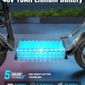 PIKABIKE Electric Scooter Adults, 1000W Peak Motor, 35 Miles of Range Scooter with Seat, 25MPH Top Speed, Foldable Escooter with Rear Box for Pets and Cargo, Dual Suspension for Commuting