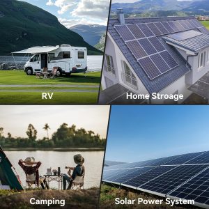 PowMr 2400W Solar Inverter, 24VDC to 110V/120VAC, Pure Sine Wave with 50A PWM Charge Controller, for Homes, RV, Hybrid Inverter for 24V Lead-Acid, Sealed Gel/AGM Battery, Off-Grid Systems