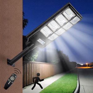 Yointhit Waterproof Solar Lights Outdoor for Patio & Yard, Dusk to Dawn Motion Sensor Security Lighting, High Brightness Solar-Powered Garden Pathway Lamps